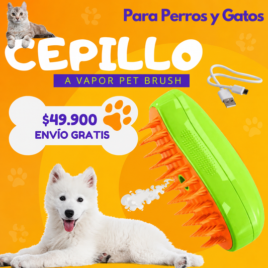 CEPILLO A VAPOR PARA MASCOTAS🐾