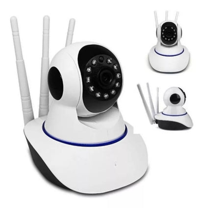Cámara de Seguridad 360° con antenas