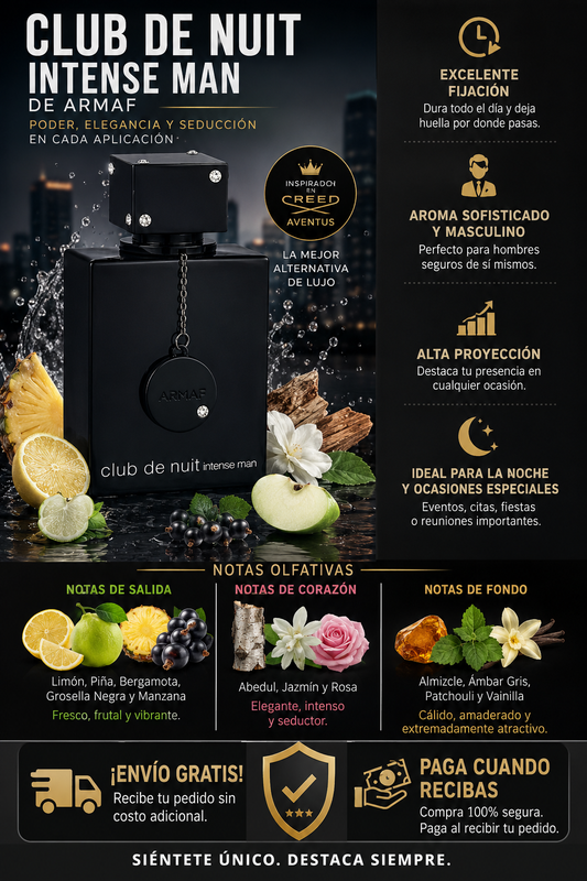PERFUME CLUB DE NUIT INTENSE MAN