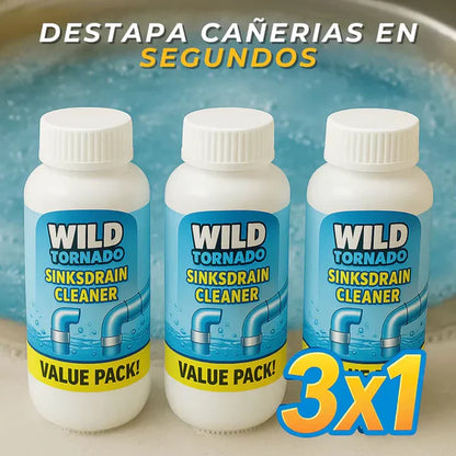 ¡Súper Promo COMBO X3! Súper Destapador de Cañerías Wild Tornado™ - Destapa absolutamente TODO