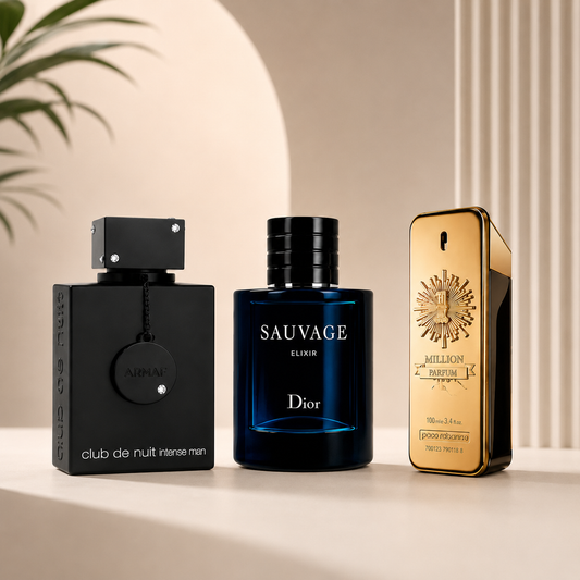 Kit Masculino Premium 3 Fragrâncias Importadas