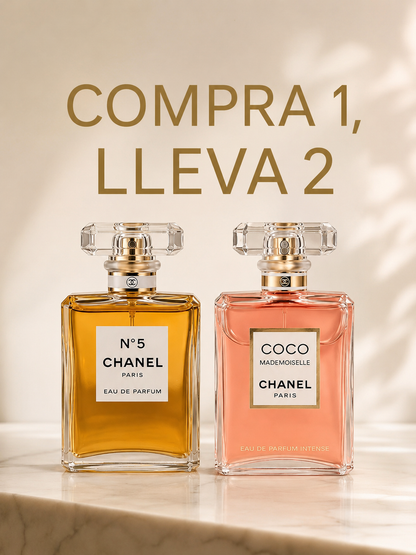 KIT DE 2 PERFUMES (CHANEL Nº5 + CHANEL COCO)