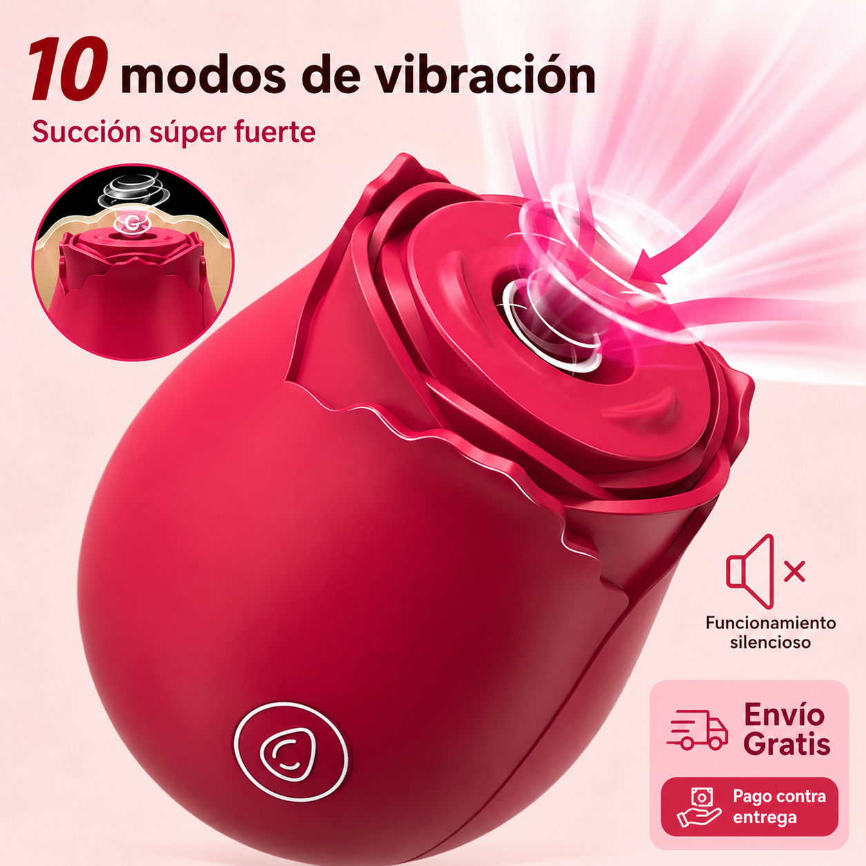 Vibrador Succionador De Clítoris