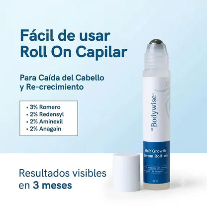 BodyWise — Sérum Capilar con Redensyl · Frena la Caída y Recupera tu Cabello en 90 Días