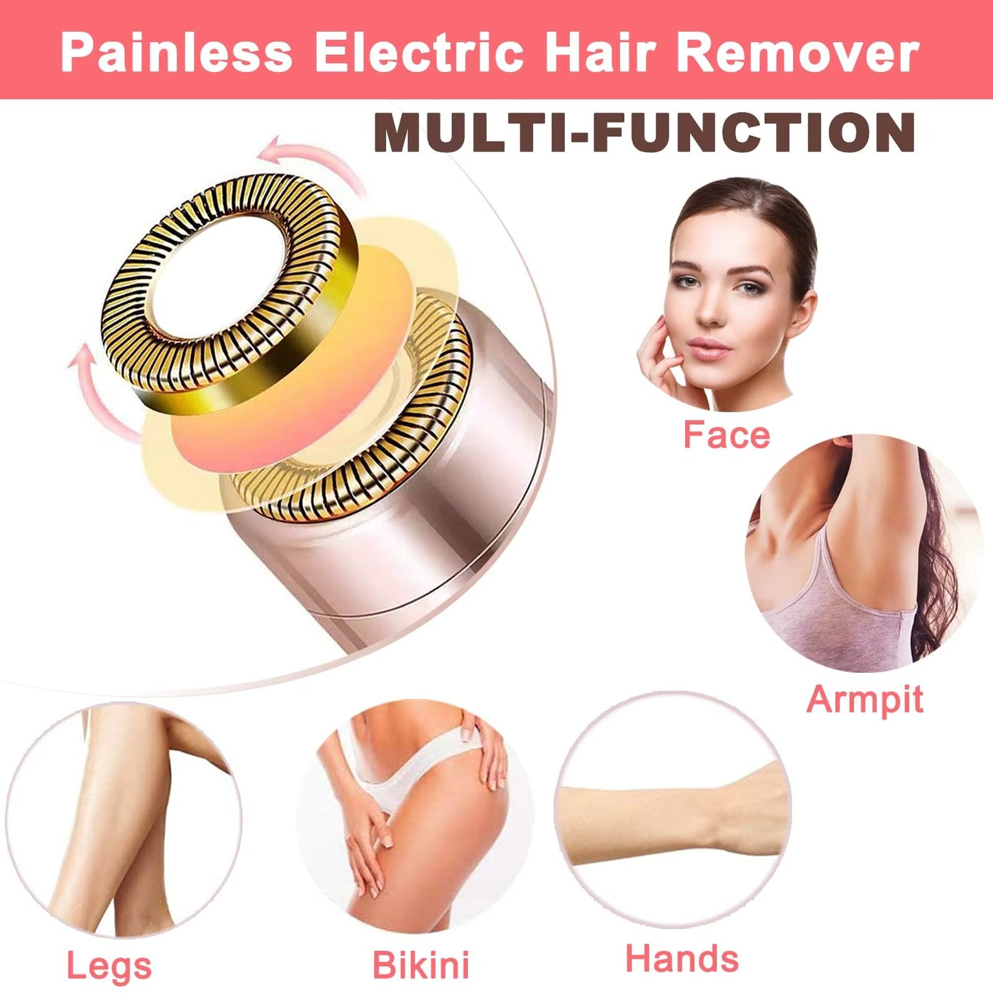 Depiladora Facial Flawless — Cejas Perfectas Sin Dolor