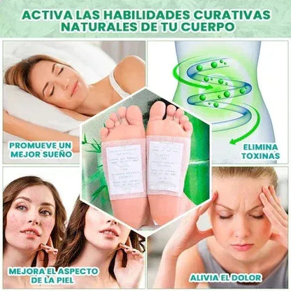 CAJAS PARCHES PARA PIES CAJA x 10